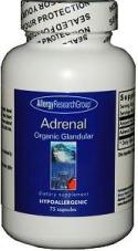 Allergy Research Group Adrenal Organic Glandular - 300 MG - 75 CP