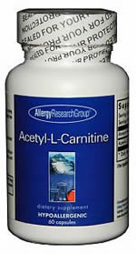 Allergy Research Group Acetyl-L-Carnitine - 250 MG - 60 VCP