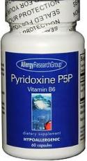 Allergy Research Group Pyridoxine P5P  B6 - 60 VCP