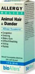 NatraBio/BioAllers Animal Hair/Dander - 1 OZ
